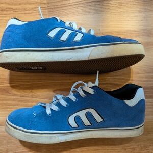 Etnies Calli-Vulc SMU Blue Suede Skate Shoes 10.5